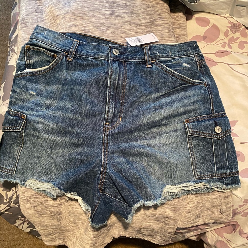 American Eagle Hi Rise Festival Jean Shorts